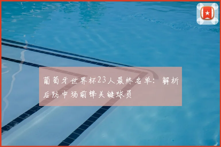 葡萄牙世界杯23人最终名单：解析后防中场前锋关键球员