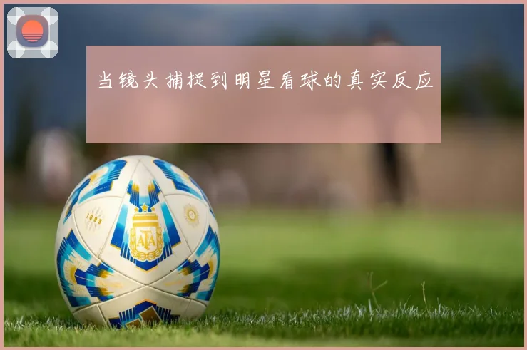 当镜头捕捉到明星看球的真实反应