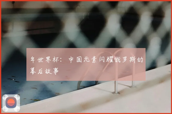 年世界杯：中国元素闪耀俄罗斯的幕后故事